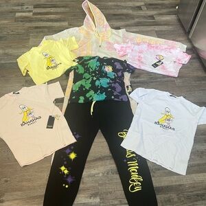 Bananas Monkey - Bundle of 8 pieces - small/medium unisex